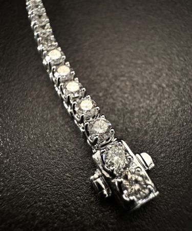 Bracciale  tennis  con   Diamanti   5.3 ct.