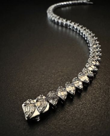 Bracciale  goccie con  Diamanti 