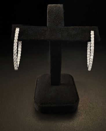 Orecchini   con  Diamanti   1.90  ct.