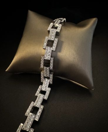 Pulsera con Diamantes de 7 ct.