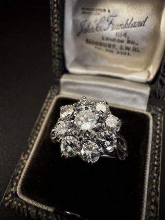 Ring with 3 ct Diamonds